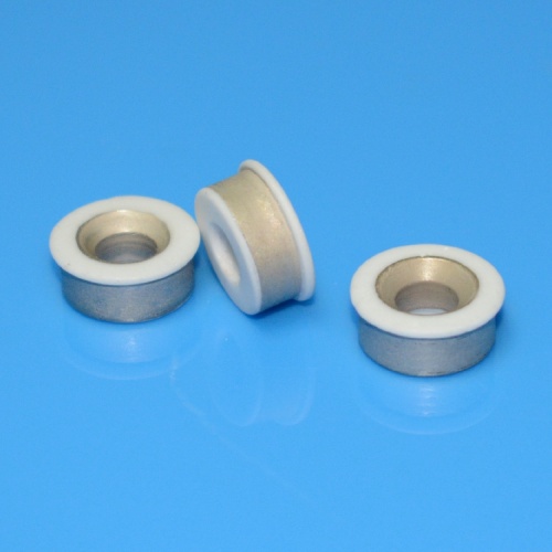 Glasierte Alumina -metallisierte Keramik für elektrische Komponenten