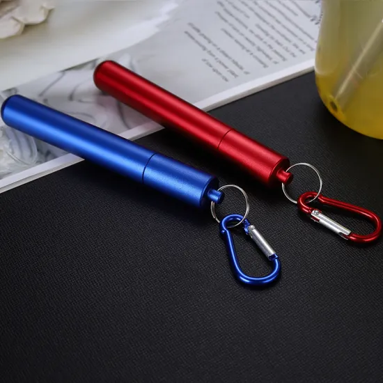 Stainless Steel Flexible Adjustable Telescopic Straw