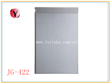 aluminium kitchen cabinet double-sided glass door
