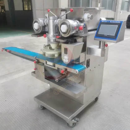 Automatic Mini Mochi Encrusting and Forming Machine | Industrial Mochi Ice Cream Maker