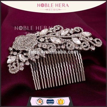 Crystal Diamante Wedding Bridal Bridesmaid Flower Hair Comb