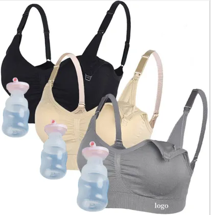 Hands-Free Wireless Breastfeeding Pump with Maternity Bra