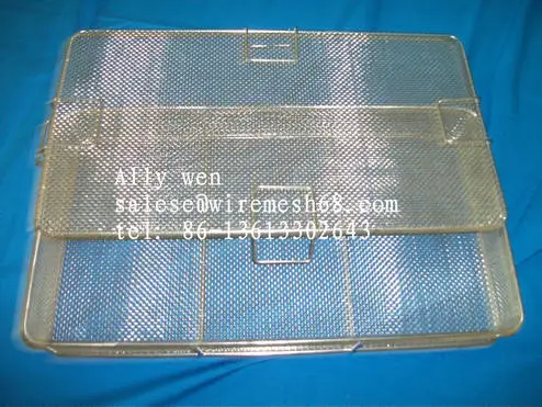 stainless steel basket for medical industry