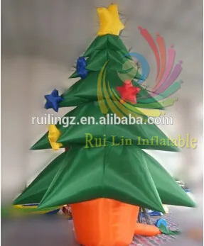 cheap inflatable tree for christmas festival, merry christmas decorations