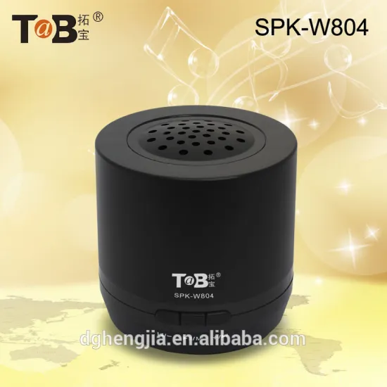 Fashion colouful wireless portable mini speaker with fm radio built in amplifier usb charge in dongguan