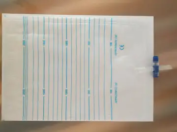 Plastic bag with T valve