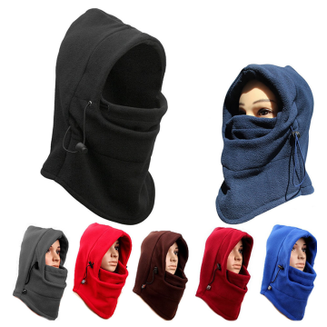 thermal winter micro polar fleece white balaclava