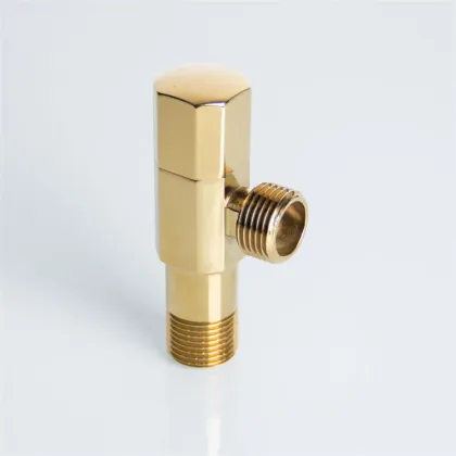 Ti-Gold Durable Shock Resistant Toilet Angle Valve | Bathroom Brass Angle Stop Valve