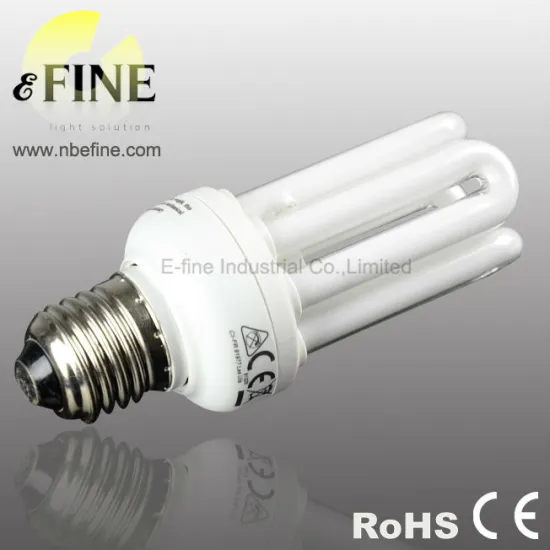 energy saver lamp U shape 15W E27 CFL 4U 230V 2700K CE ROHS