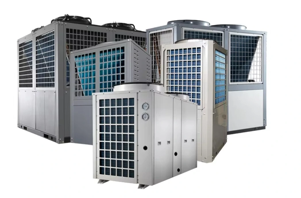 WiFi Function Pool Water Heating Cooling Air to Water Commercial Air Source Heat Pump 136kw