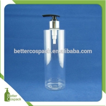 17oz 500ml cylinder PET bottle for cosmetic