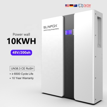 Sunpok Energy: 10-12 Year Warranty Lifepo4 Lithium Batteries for Home Energy Storage - Capacities from 5.12kWh to 20kWh in 48V Systems