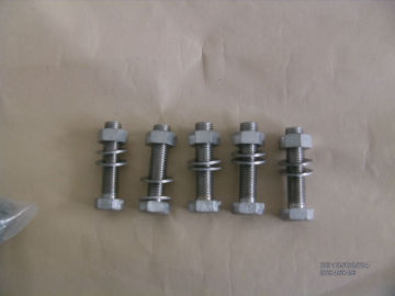 DIN933 Gr5 hexagon head titanium bolts in full thread