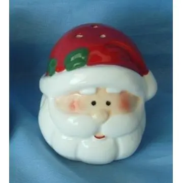 Ceramic Salt Shaker with Christmas Snowman Design