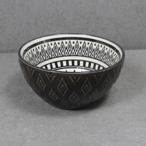 Embossed Ceramic Bowl Set