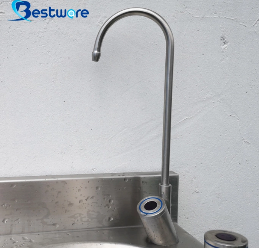 Single Lever Control Sensor Drinking Bubbler Tap