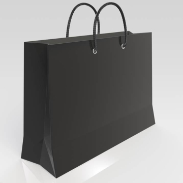 Printing Foldable Black Stone Bag with Logo