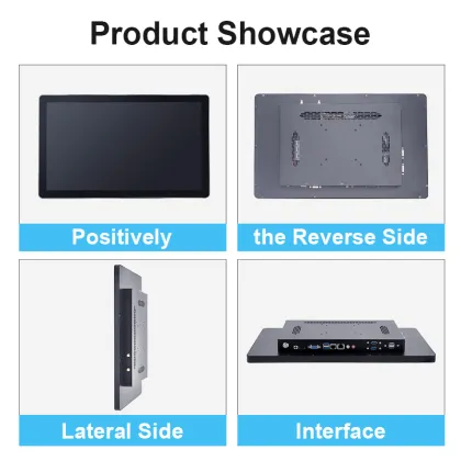Low cost industrial touch screen monitor computer