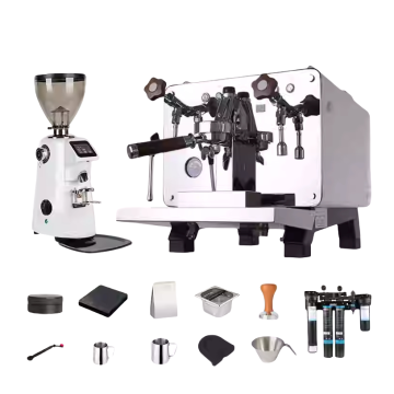 Commercial Semi-Automatic Italian Espresso Machine with E61 Head - Rear-Facing Design