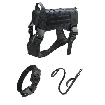 Tactical Service Dog Vest with Adjustable Durable Collar and Handle