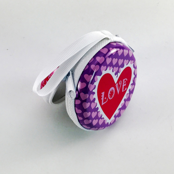 2018 Production de masse Pas Cher Prix Petit Métal Rond Tin Cadeau Étain Condom Tin Can