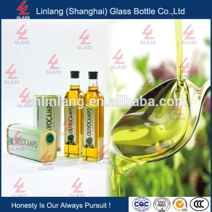 Food Grade 250ml olive oil glass bottle