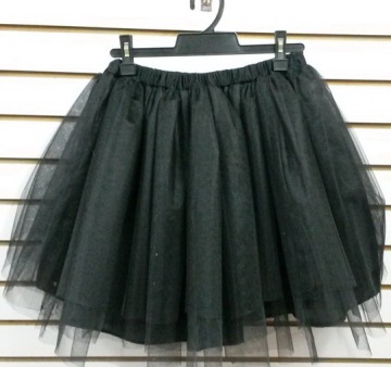 Plain Black Short Skirt