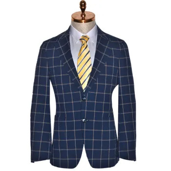 Design haute wool 2pieces 3pieces men couture suit