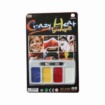 Face Paint, Customized Logo Printings are Welcome, Ideal for Sports and Promotional Projects