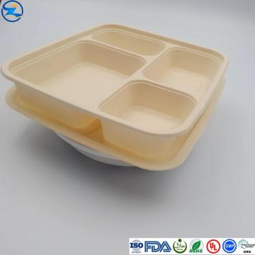 Opaque Original Color Thermoforming PLA Food Container