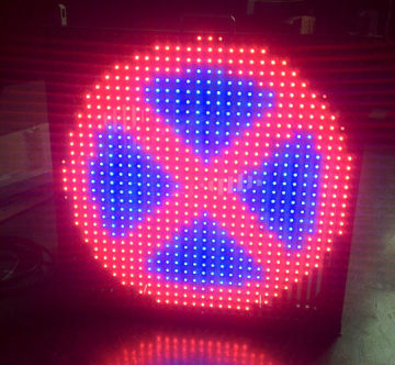 P16mm Illuminated Traffic Signs Outdoor Led Video Walls For School