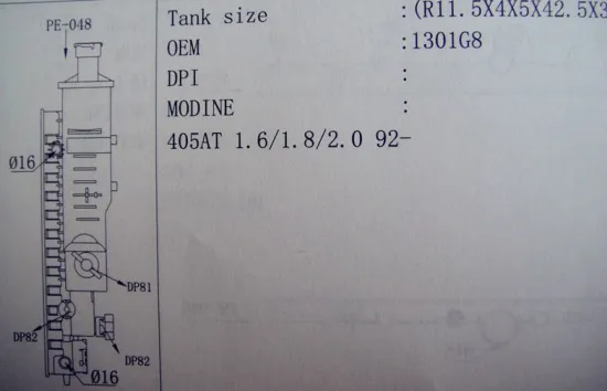 Auto Radiator Plastic Tank & radiator for PEUGEOT as 2012 new models