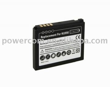 For phone battery KU990