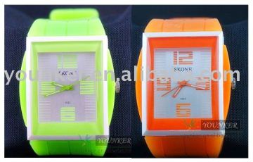 Sport Watch, Unisex Silicone Stainless steel Watch(Japan Movt Wateproof)