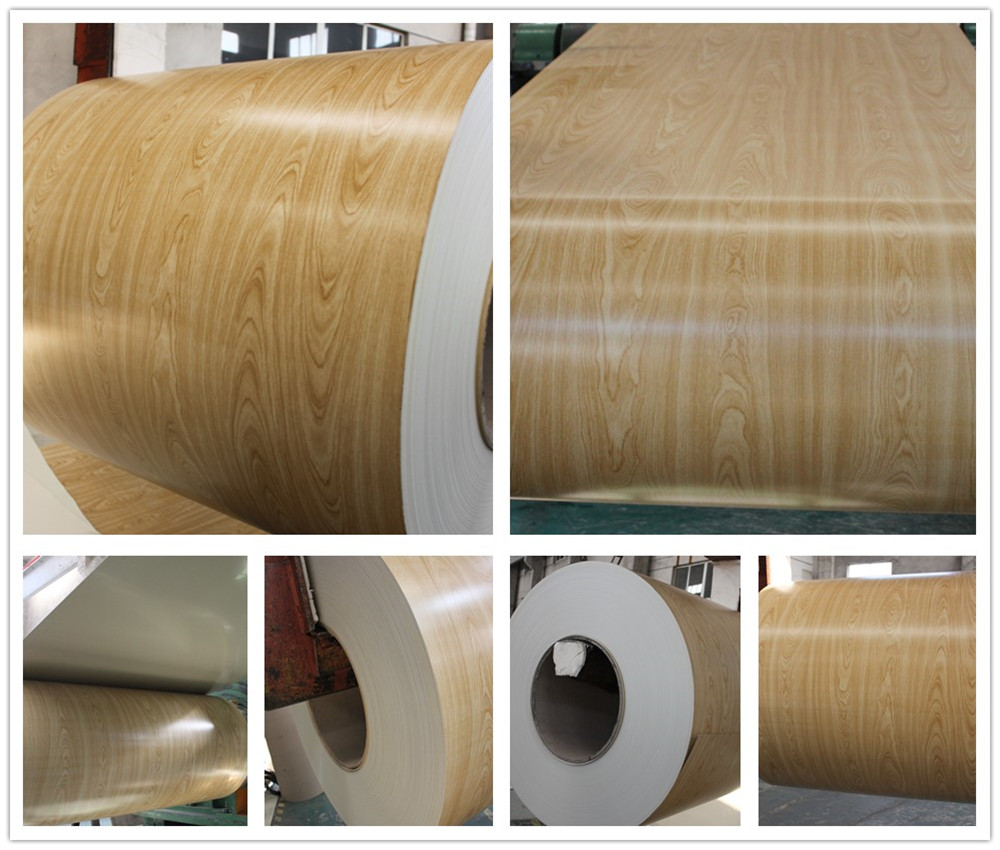 color coated wood steel