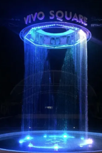 Cortina de agua digital de decoración atractiva al aire libre