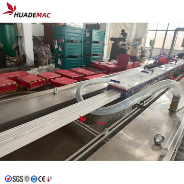 Línea de extrusión de producción de perfil de maquinaria de plástico PVC