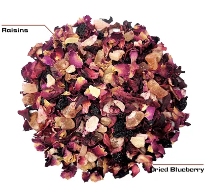 Rose Cherry Flower Tea Flavor and Fruit Grain Tea Raw Materials Supply