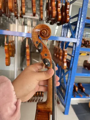 Solid Wood Violin by Master Luthier Handmade Violins for Orchestra