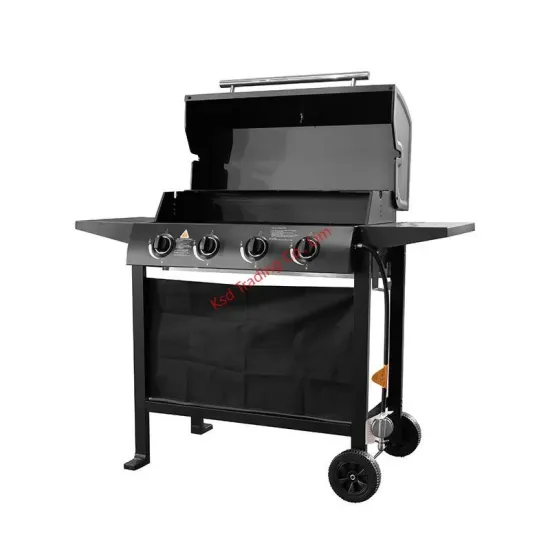 Spit Rotisserie Grill Kitchen Grills Machine Gas BBQ Grill 3 Burners Gas Portable Barbecue Outdoor Party Metal