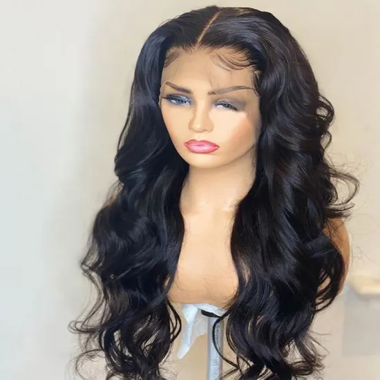 Red 30 Inches Straight Wig Human Hair Lace Front Wig 13x6 Transparent Lace Front Wig Red Ombre Wine for Black Women
