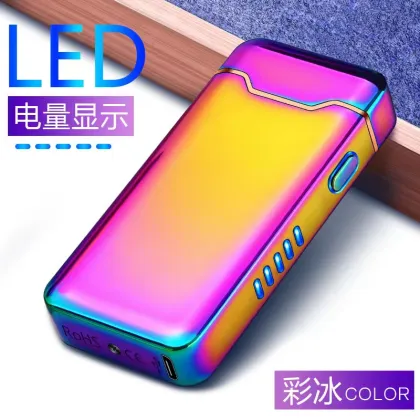 Wholesale 2025 LED Display Rechargeable Electric USB Cigarette Lighter - Premium Smoking Accessories
