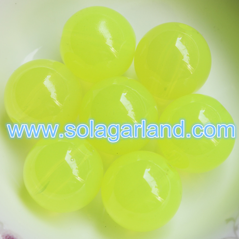 18MM Translucent Chunky Candy Ball Beads