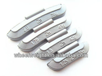 zinc clip-on wheel weight