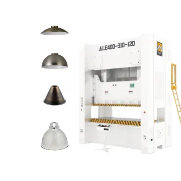Double Crank Power Press with Feeder and Decoiler for Lampshade Production