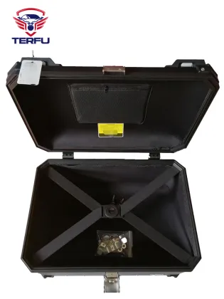 35L-45L Universal Aluminum Alloy Tail Box Trunk for Suzuki, Honda, and Kawasaki Motorcycles