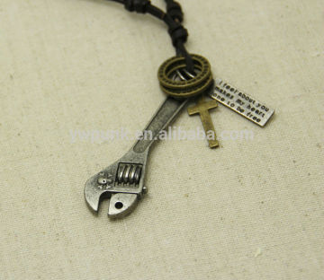 China Wholesale Fashion Necklace 6.5cm wrench spanner pendant ywpunk.cn