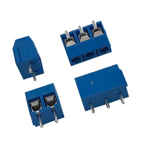 Euro style PCB blue small screw terminal block