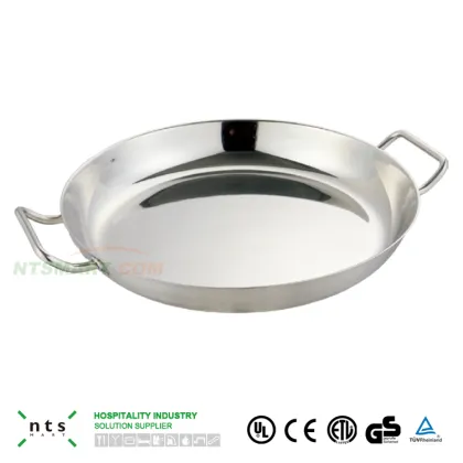 double handle non stick frying pan