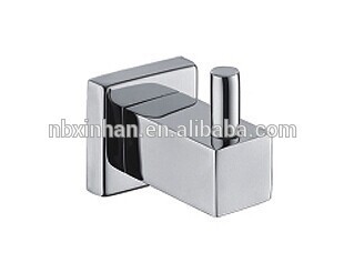 Wholesale contemporary bathroom wall fitting accessories chrome plating s/s 304 single robe hook